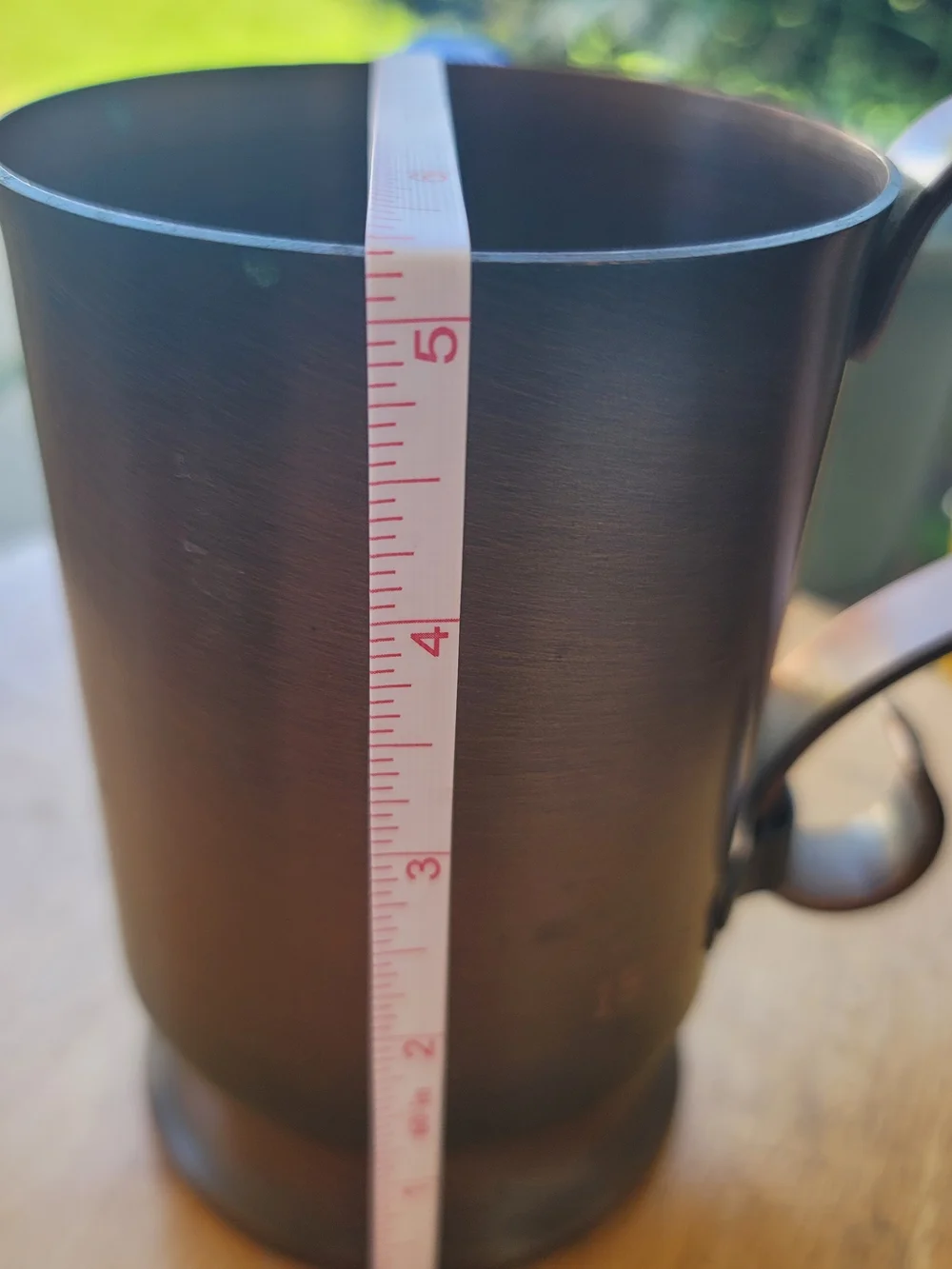 Vintage Glencroft Copper Beer Stein Mug with Decorative Handle - Brown